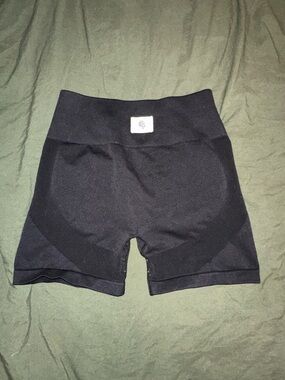 Darc Sport Black High-Waist Athletic Shorts